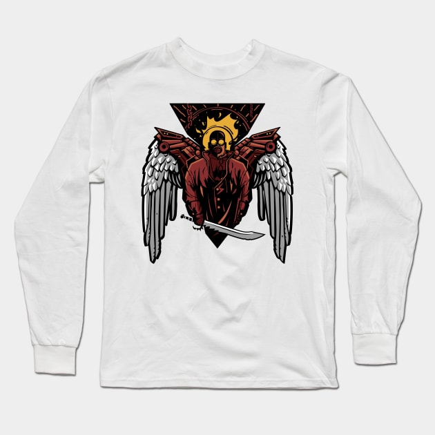 Apocaliptic Angel Long Sleeve T-Shirt by LAckas